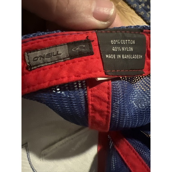 O'Neill Pabst Blue Ribbon Beer Trucker Cap SnapBack - Picture 6 of 7